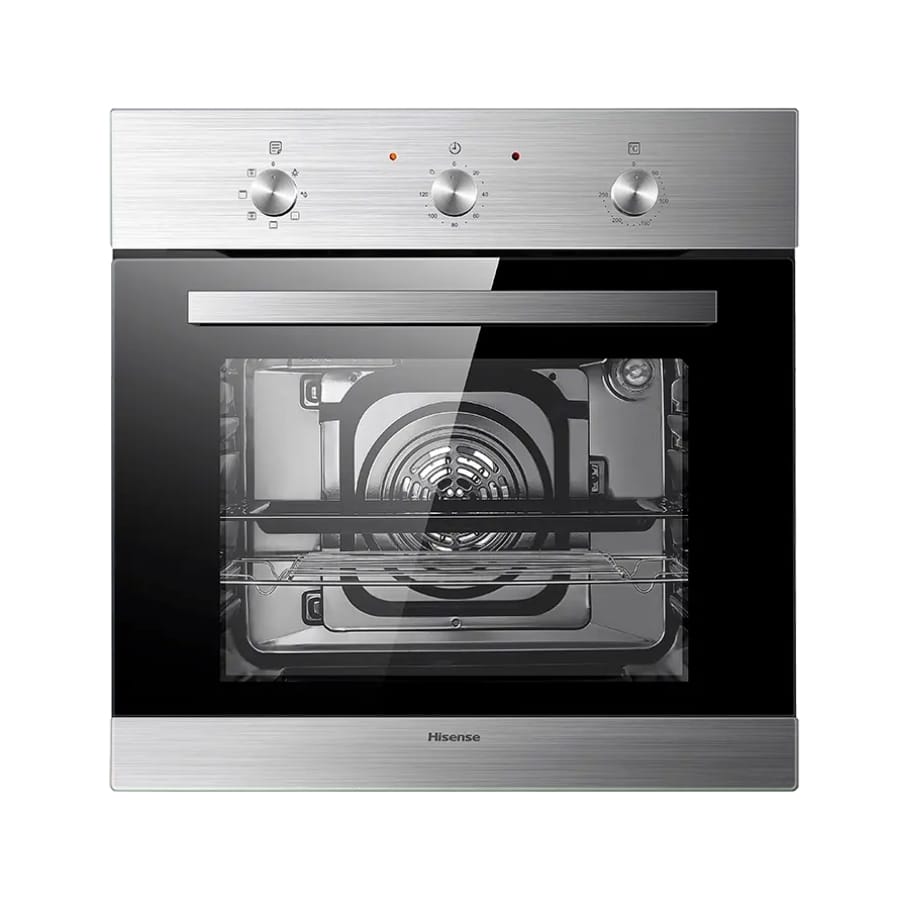 FOUR HISENSE ENCASTRABLE ELECTRIQUE 60X60 NOIR GRIS SS HBO60203