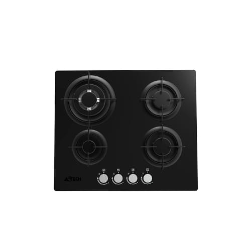 PLAQUE DE CUISSON ASTECH PL68GZ-60NO-MA 4 FEUX GAZ