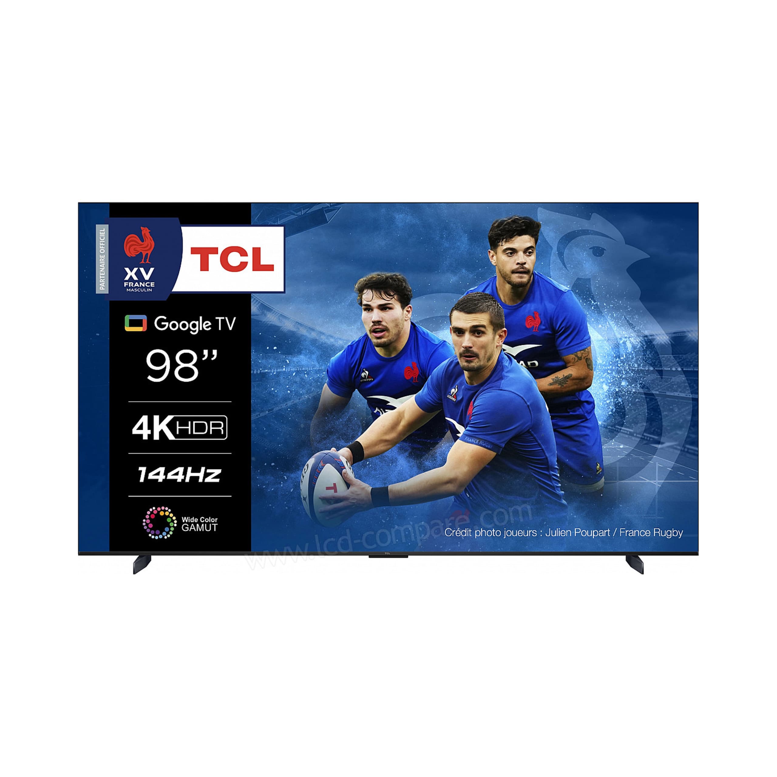 TELEVISEUR TCL 98" SMART 4K HDR 98P745