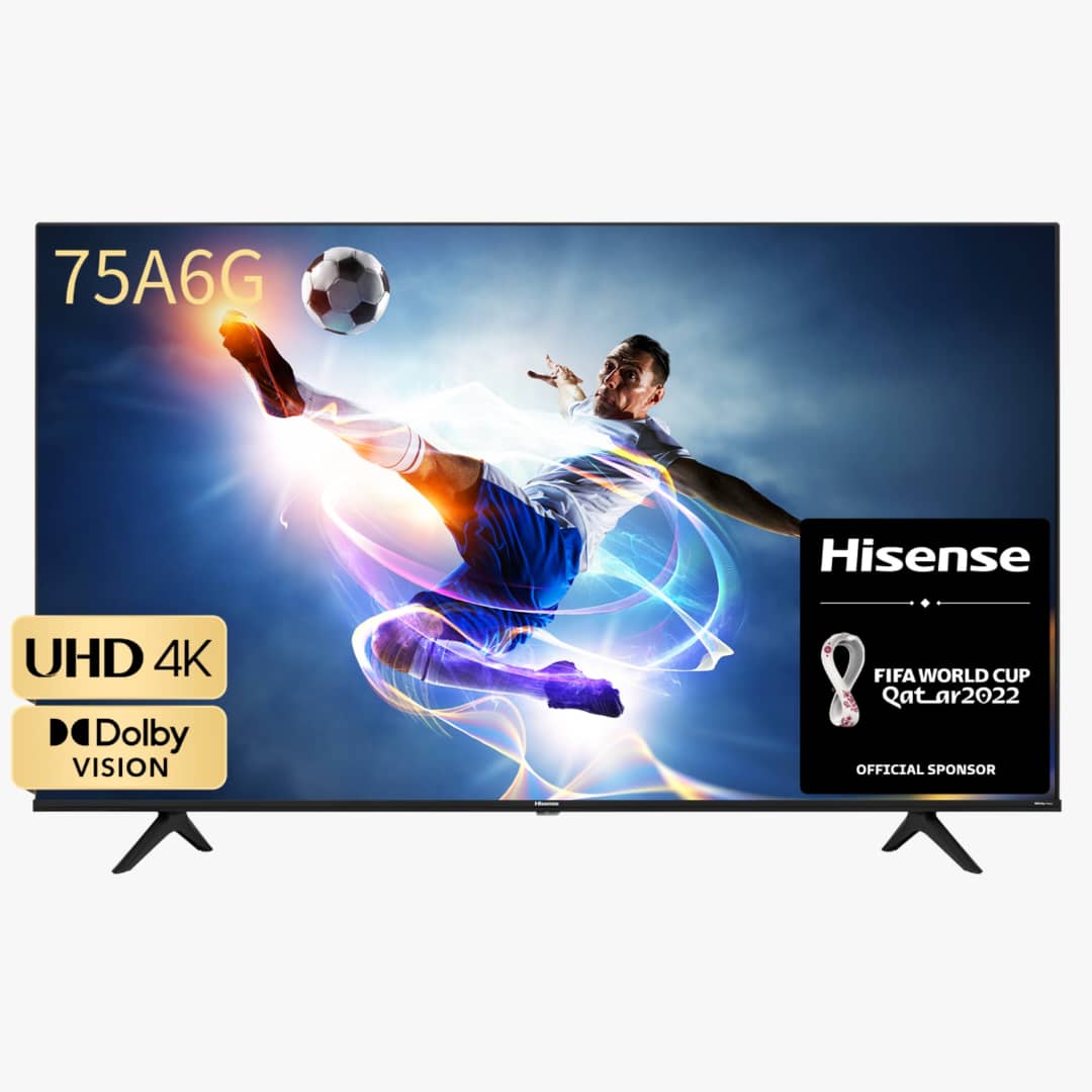 TELEVISEUR HISENSE 75" LED SMART 4K VIDAA 75A61K