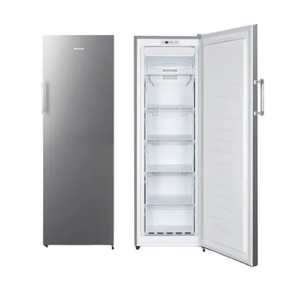 CONGELATEUR HISENSE VERTICAL 6TIROIRS 189LITRES DEFROST GRIS RS-24DC