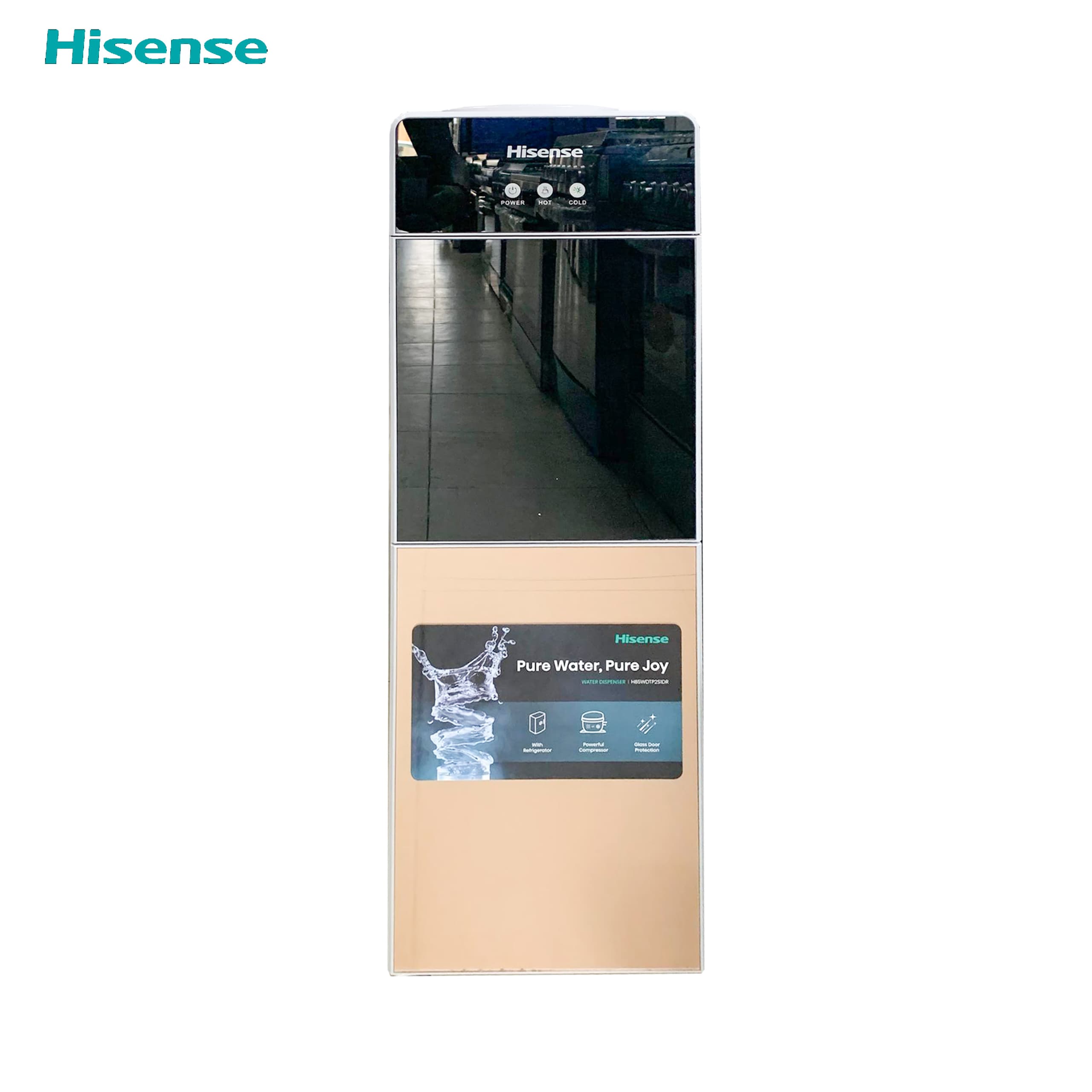 FONTAINE HISENSE NOIR H85WDTP2S1DR AVEC FRIGO