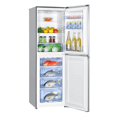 REFRIGERATEUR SOLSTAR COMBINE 4TIROIRS 253LITRES AVEC FONTAINE GRIS