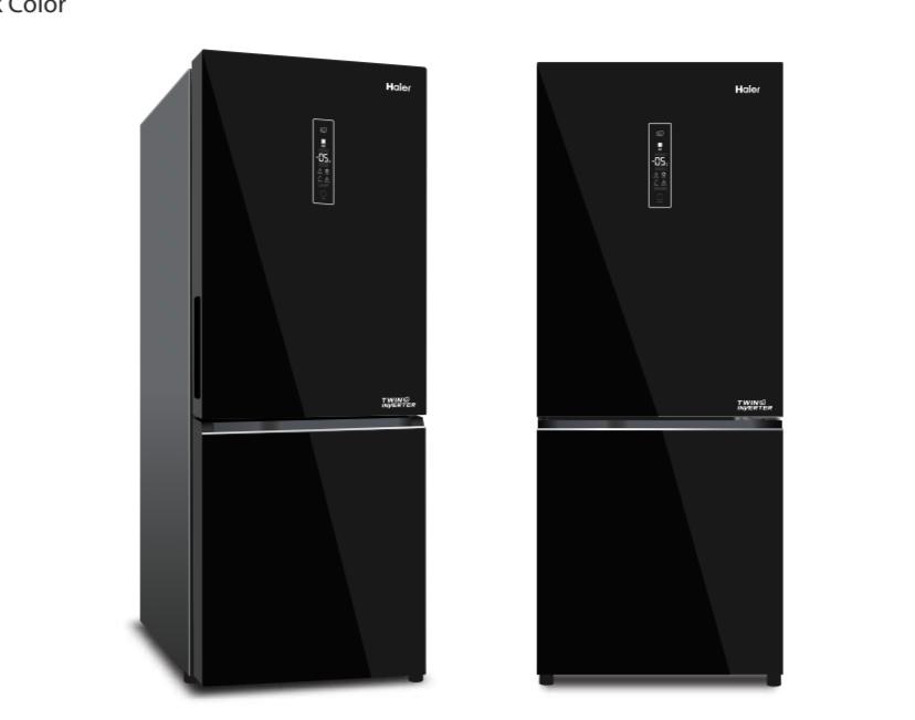 REFRIGERATEUR HAIER COMBINE 3TIROIRS NOIR HRF-IVB298VN