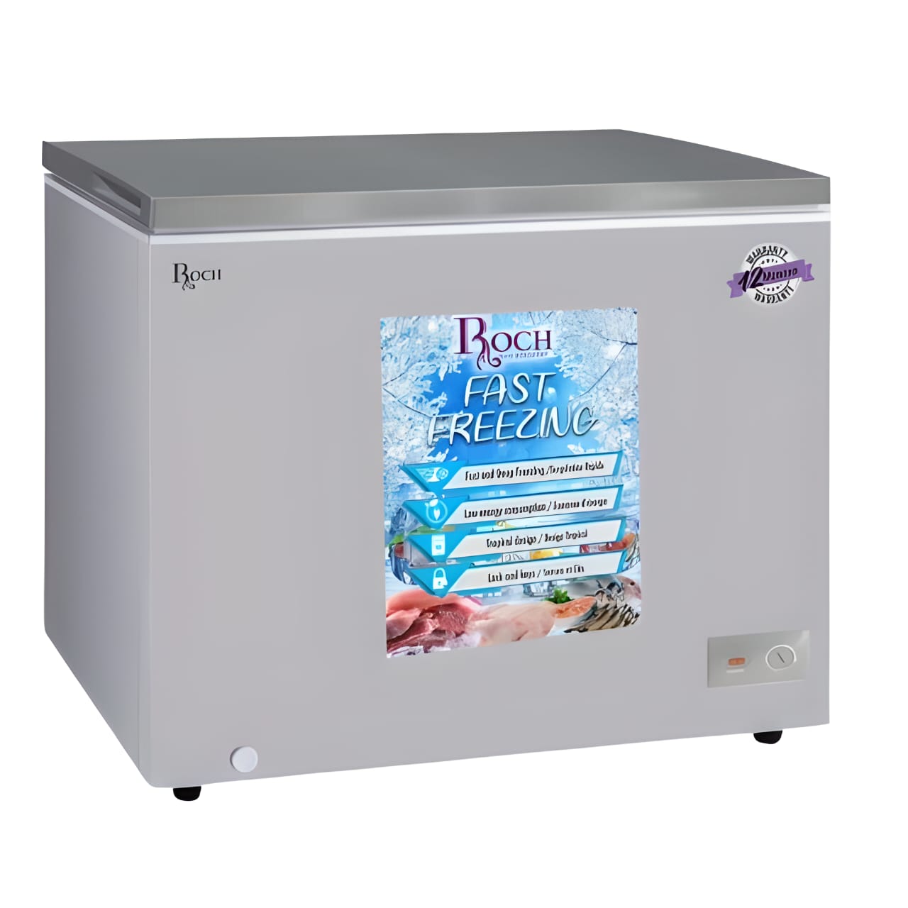 CONGELATEUR ROCH HORIZONTAL 300LITRES GRIS RCF-300-B