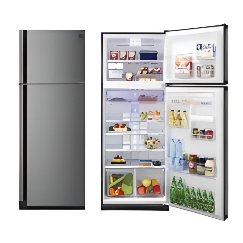 REFRIGERATEUR SHARP 2PORTES 541LITRES INVERTER GRIS SJ-SE70D-SL5