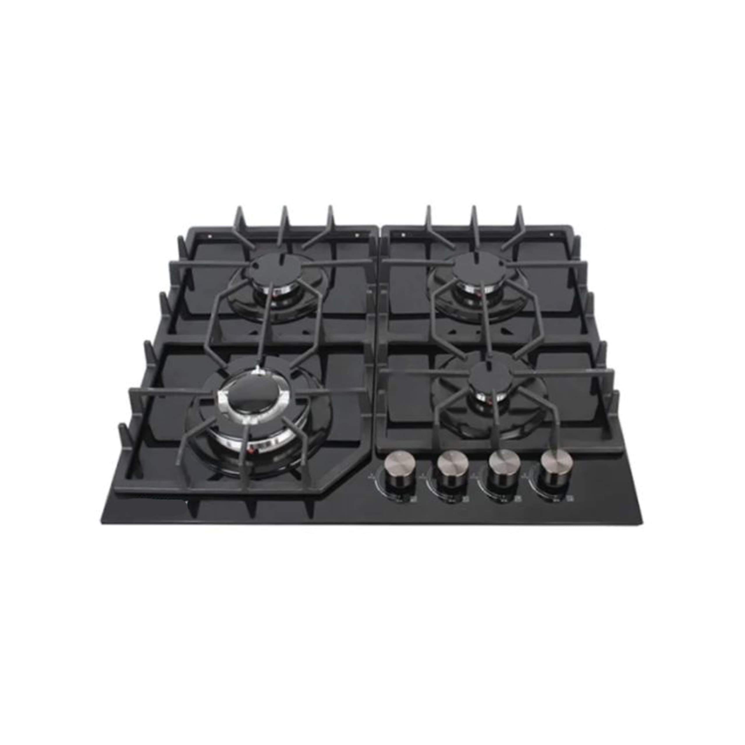PLAQUE TECHNOLUX 4FEUX 60X60 A GAZ NOIR TEC4GG