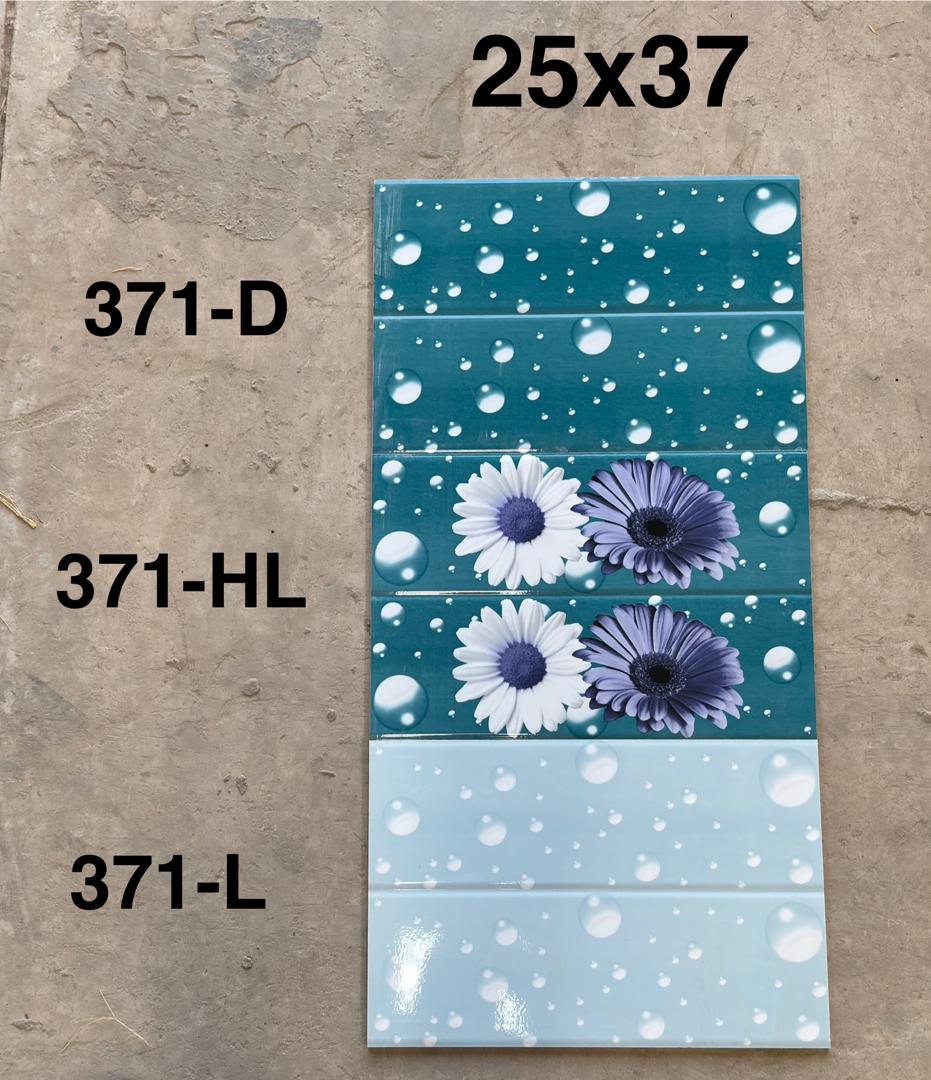 Carrelage de salle de bain en céramique polie 25×37