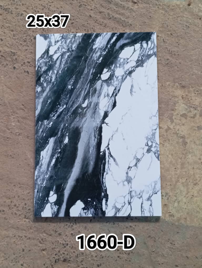 Carreaux de sol de villa en céramique en pierre frittée polie 25x37 1660-D