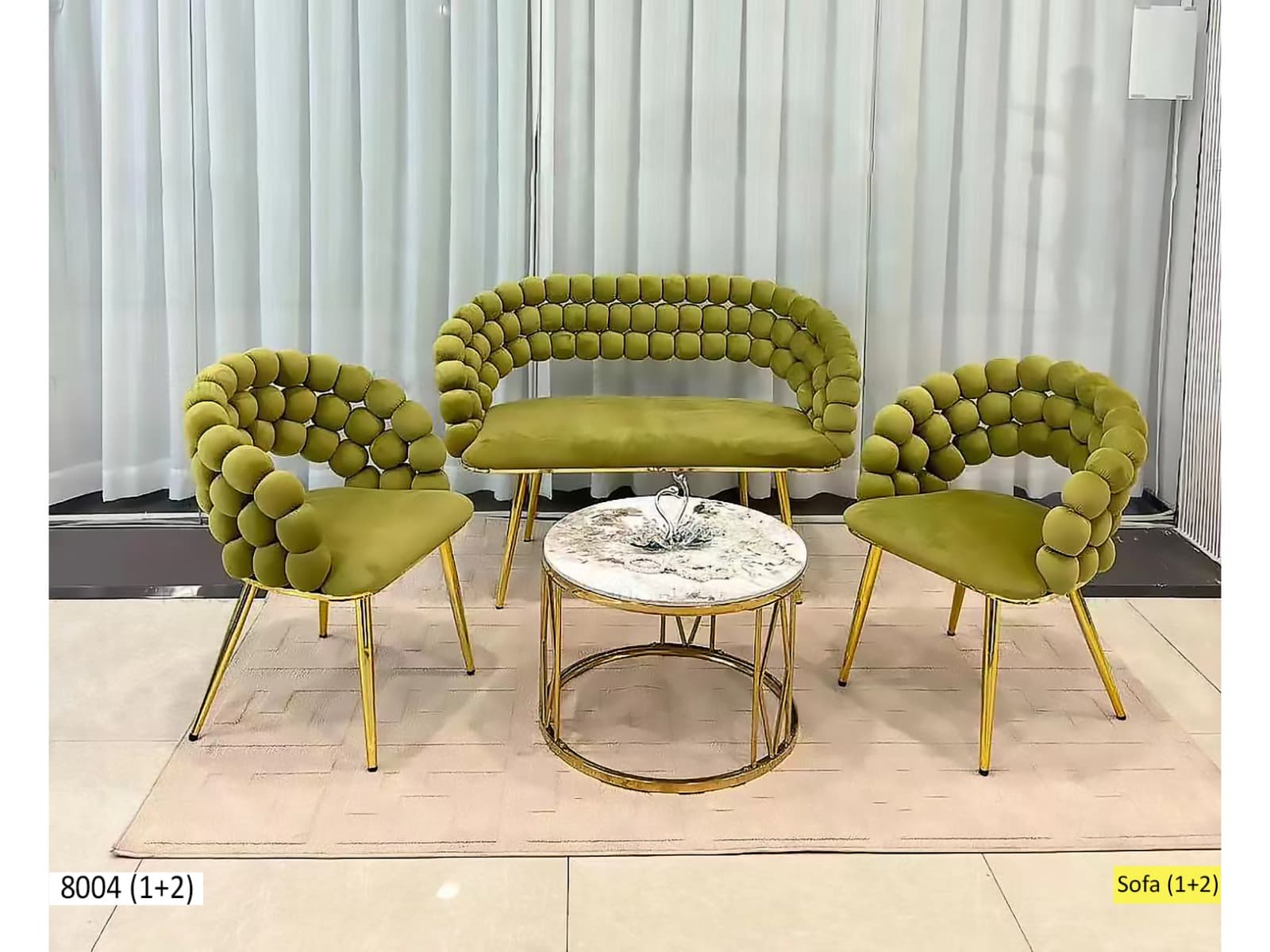 Ensemble de canapés d'extérieur/intérieur faits main - Meubles de jardin