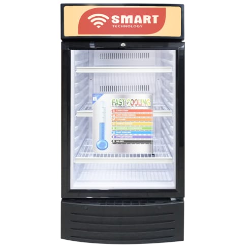 REFRIGERATEUR SMART TECHNOLOGY VITRINE 1PORTE 169L STCDV483