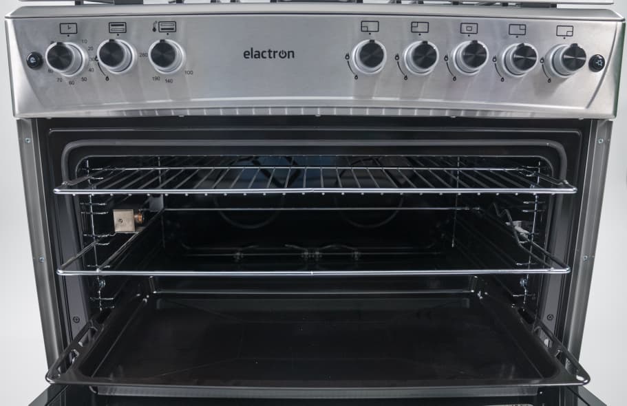 CUISINIERE ELACTRON 5FEUX 90X60 INOX EL6090
