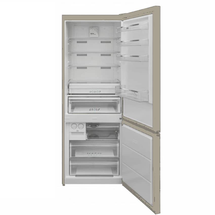 REFRIGERATEUR ENDURO COMBINE 3TIROIRS NOFROST 600LITRES FACADE BEIGE MIROIR RCN595GDBR
