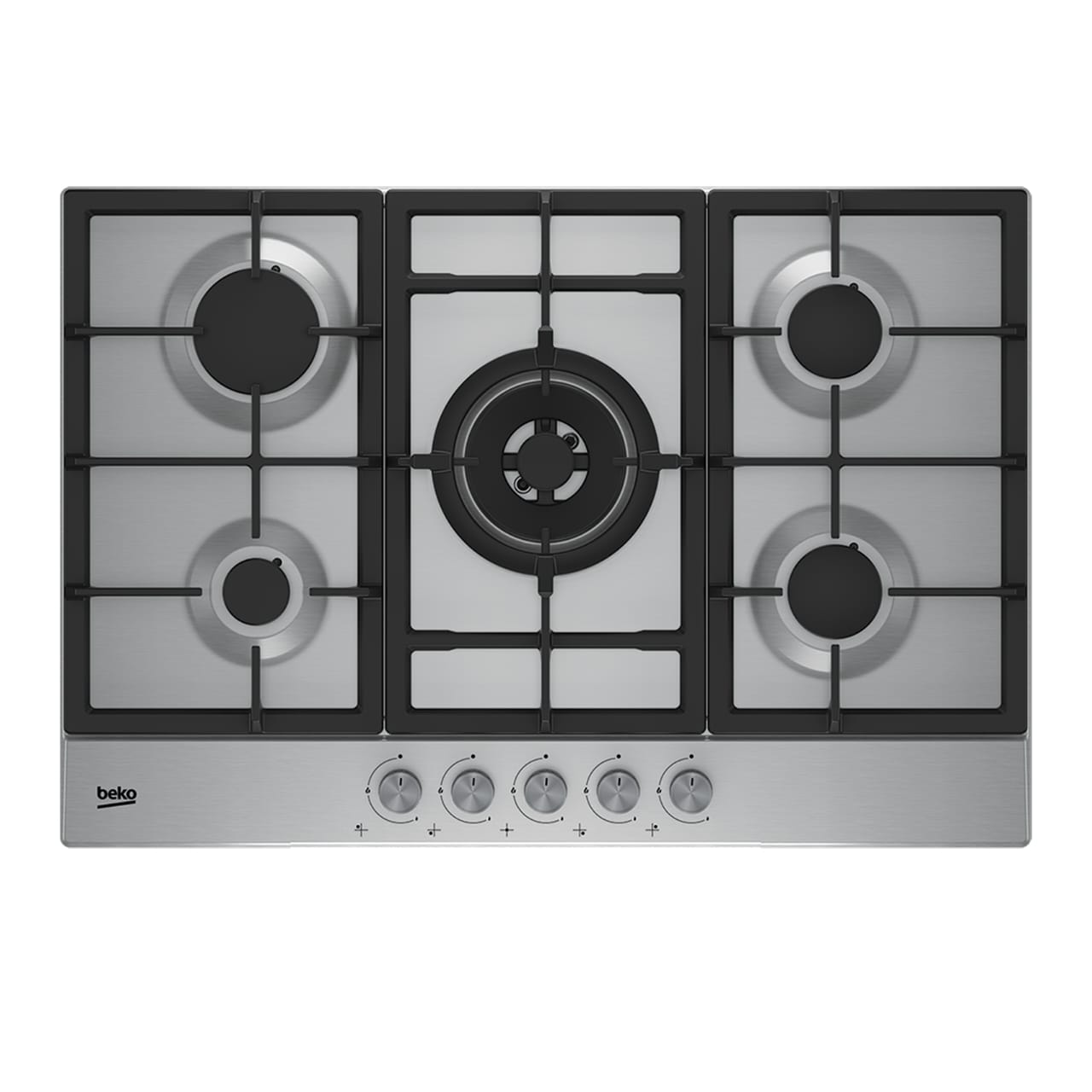 PLAQUE DE CUISSON BEKO ENCASTRABLE 5FEUX 90X60 A GAZ GRIS HIAW75225SL
