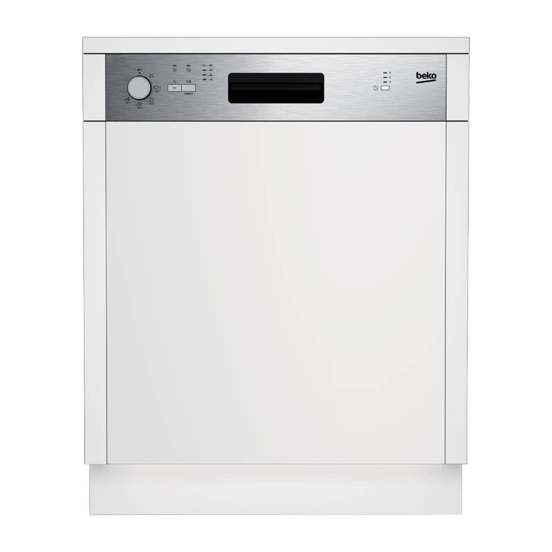 LAVE VAISSELLE BEKO SEMI ENCASTRABLE 13 COUVERTS + BANDEAU AP DSN05311X