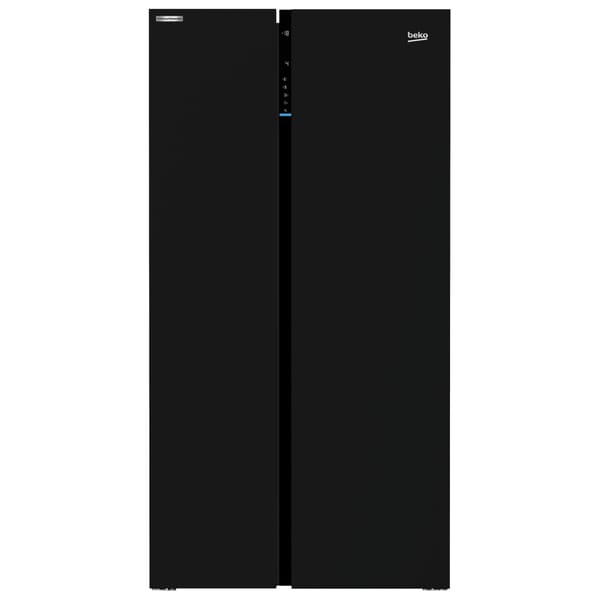 REFRIGERATEUR BEKO SIDE BY SIDE 2PORTES 640L NOIR A++ GN164020GB