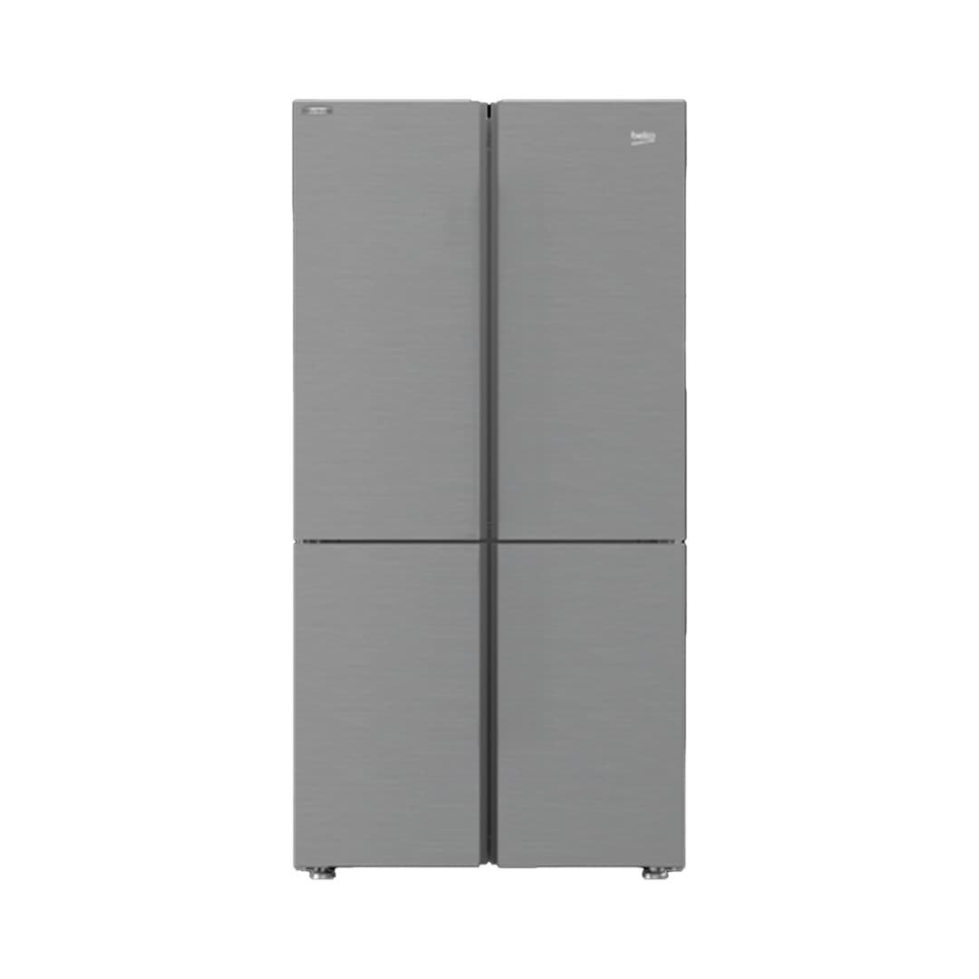 REFRIGERATEUR BEKO SIDE BY SIDE 4PORTES 600LITRES INOX GN1406223PX