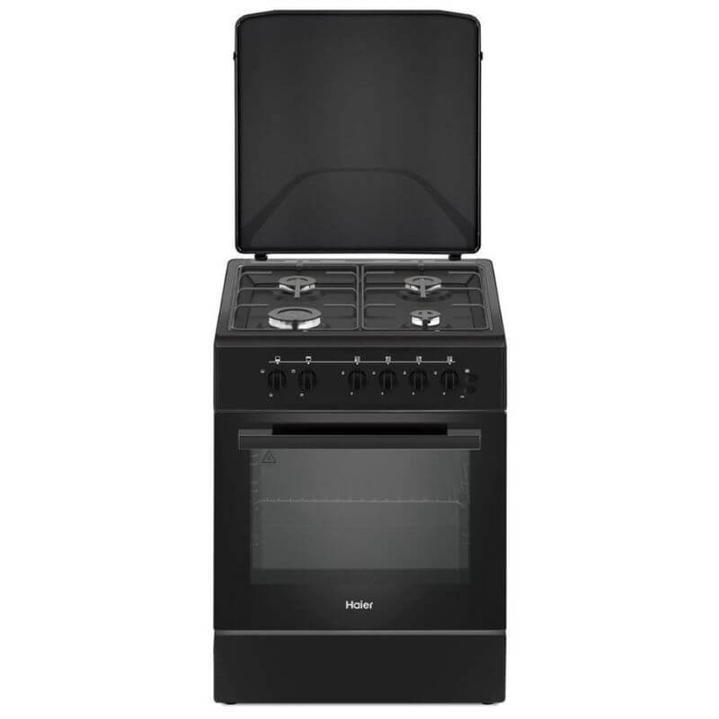 CUISINIERE HAIER 4FEUX 60X60 NOIR HCR2040EGB