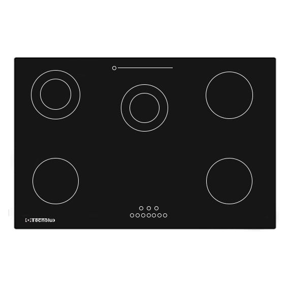 PLAQUE TECHNOLUX ENCASTRABLE VITROCERAMIQUE 5FEUX 90X60 TEC5EE
