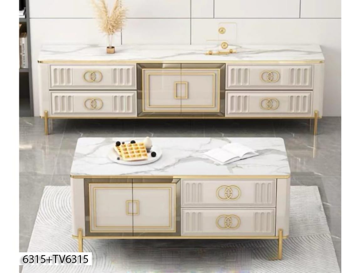 ENSEMBLE TABLE TV TABLE BASSE 6315+TV6315