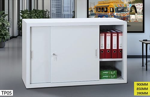 ARMOIRE MÉTALIQUE BASSE COULISSANTE TP05