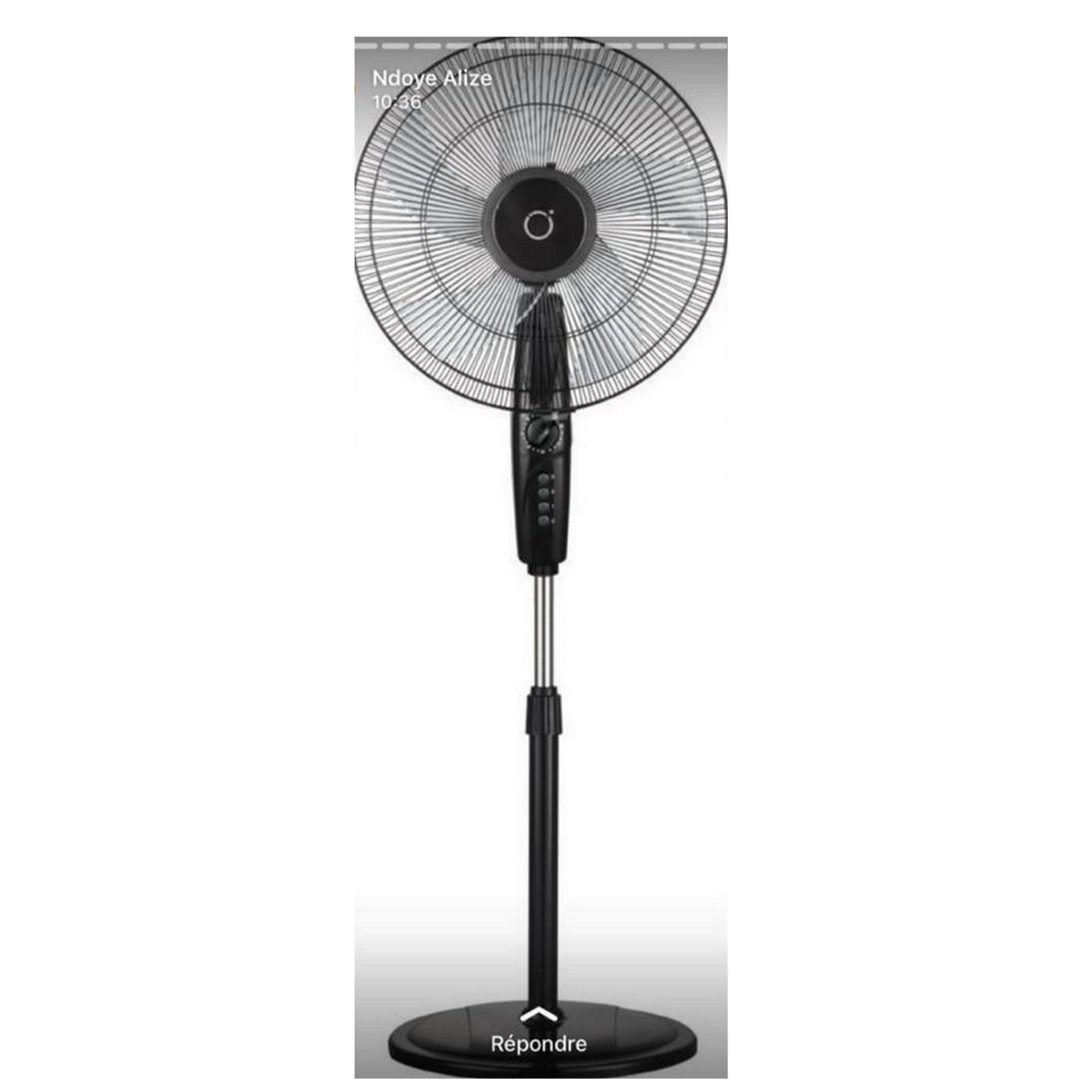 Ventilateur global air sur pied
