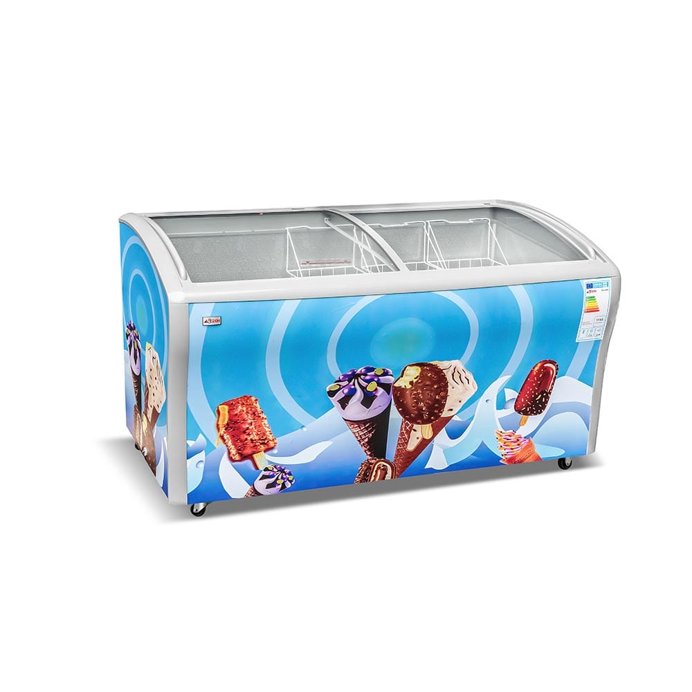 Congélateur Horizontal Astech FH600V 600L Vitrine