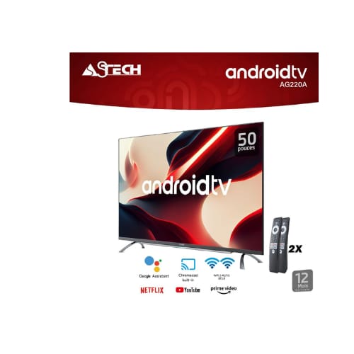 Téléviseur 50 pouces ASTECH 50AC111D Smart Android
