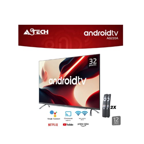 Téléviseur 32" Astech 32AC111 smart Android
