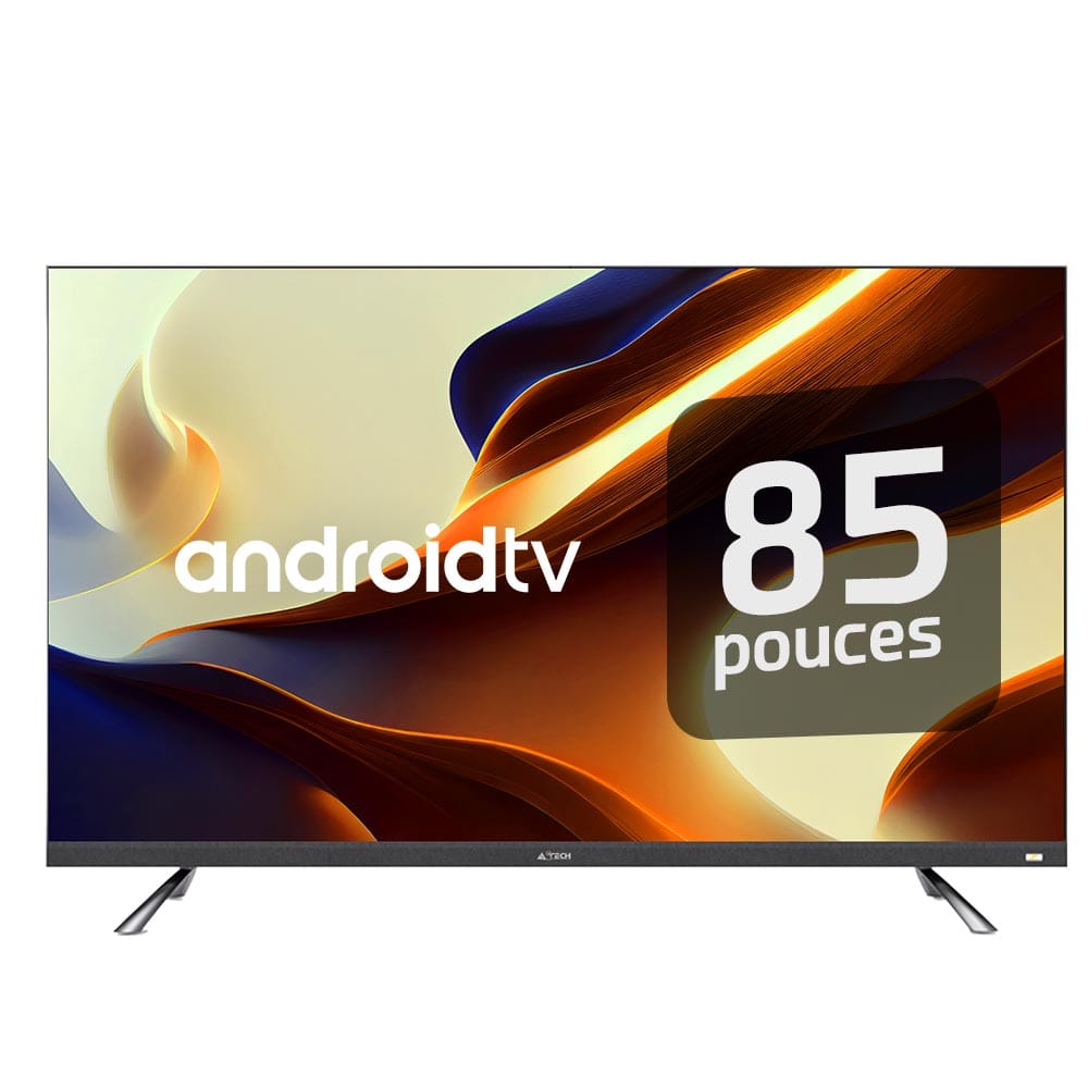 Téléviseur Astech 85 pouces QLED Android 4K 85ZX500QD