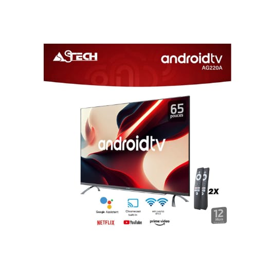 Téléviseur 65 pouces ASTECH 65AC111D Smart Android