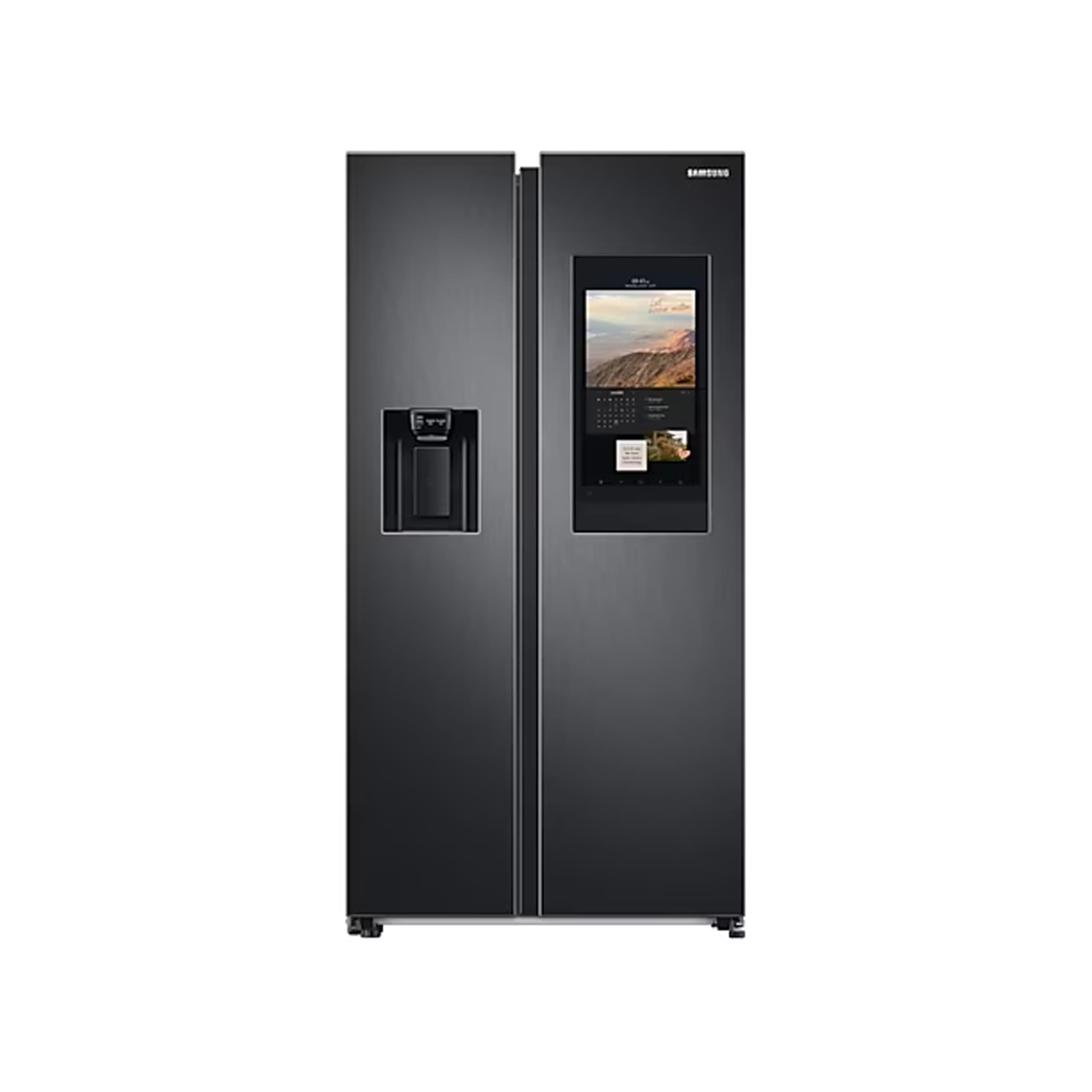 REFRIGERATEUR SAMSUNG SIDE BY SIDE FAMILY 2PORTES AVEC DIST, GLACON ET ECRAN NOIR RS6HA8891B1